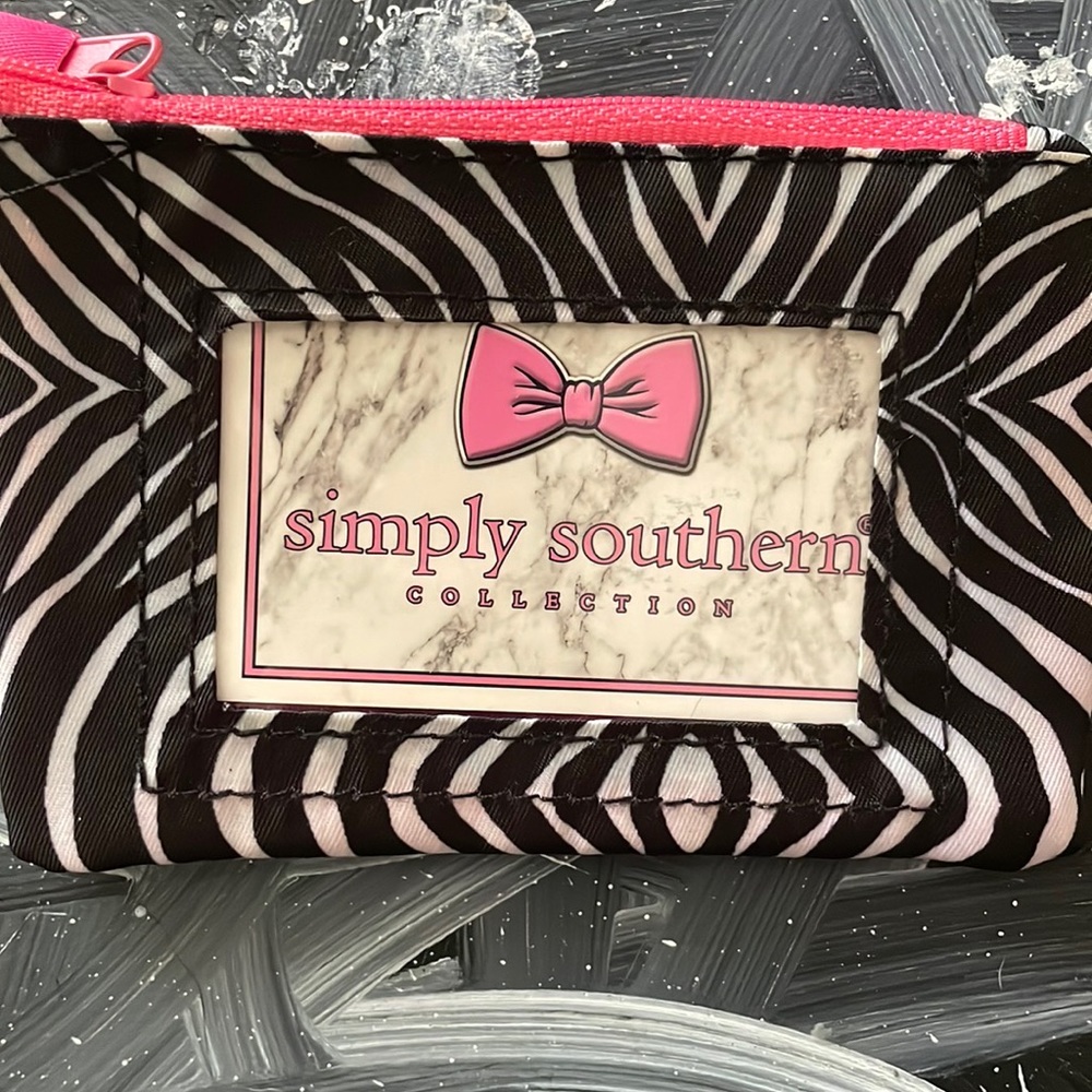 Bundle of simply southern wallet and can holder